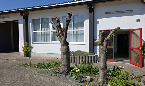 Production hall 390 sqm with plenty of parking spaces in Stockach Hindelwangen
