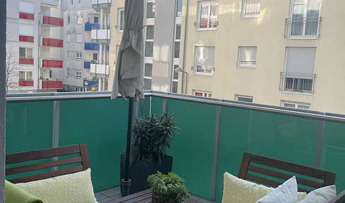 Beautiful 2-room apartment in Citypark with two balconies