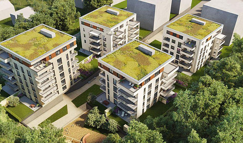 BESTE LAGE 3-Zi-Wohnung (Baujahr 2020!) mit Loggia. Urban & ruhig wohnen am HÖHENPARK Killesberg