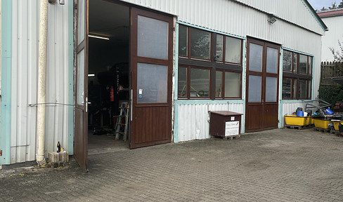 Hall, workshop, heated warehouse with office, near Schwabach