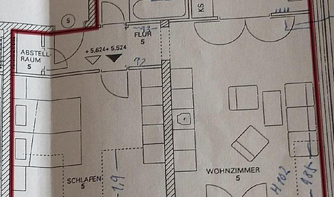 2-Zimmer-DG-Wohnung in Berlin-Rosenthal mit TG-Stellplatz und Balkon