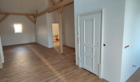 High-quality renovated 2-room loft apartment in Art Nouveau style centrally located in Itzehoe