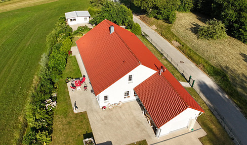 Fantastic, as-new country house with A+ energy level in solid construction and secluded location by the forest.