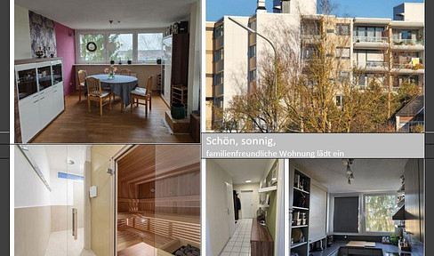 Lichtdurchflutete 4-Zimmerwohnung in Ost/Süd Ausrichtung im 4.OG mit SAUNA und POOL