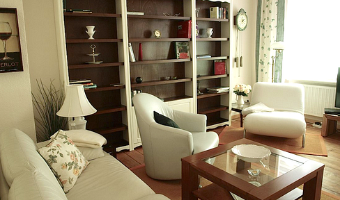 Temporary apartment! Furnished quiet old building apartment Elberfeld near Rathaus Nordbahntrasse