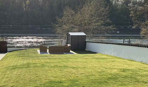 Luxury apartment first Rhine location, new build, heat pump, energy-efficient