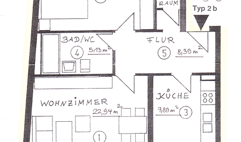 2-room apartment with balcony and underground parking space_Energy efficiency class: C