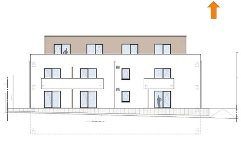 Erstbezug 2-Zimmer-Wohnung mit moderner Ausstattung und Terrasse - WE1