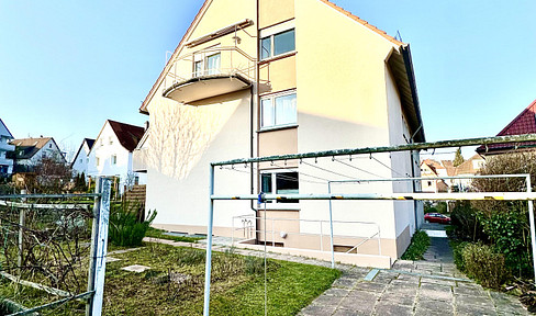 Gepflegte 4-Zimmer-Wohnung mit Terrasse, Garten und Garage