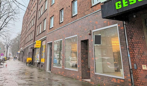 Commercial property, retail space for rent in a central location in Hamburg Horn