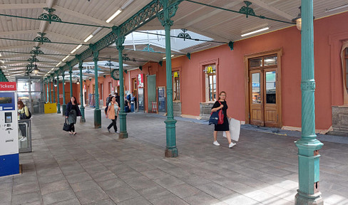 Hochfrequentierte Verkaufsfläche im Bahnhof Pasing