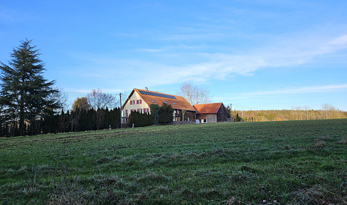 Absolute Alleinlage Perle Bauernhaus mit Herz Erholungsoase autark 2 Wohnungen Nebengebäude Weite