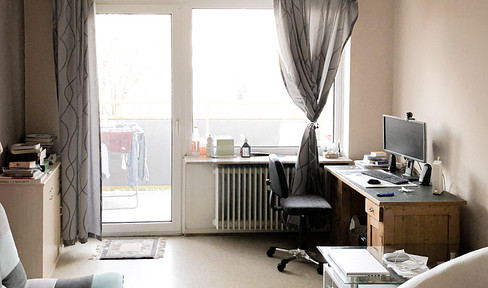 Balkon, Badewanne, Einbauküche - praktische 1-Zimmer-Wohnung in Dreieich-Sprendlingen