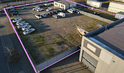 Ideal for new building warehouse up to 2,100sqm #Near to highway: A3 A40 A57 A59 B288 #15km DÜSSELDORF