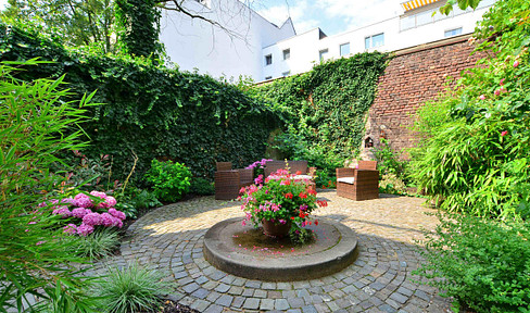 1.5-room apartment with garden terrace in a beautiful, quiet location in Deutz