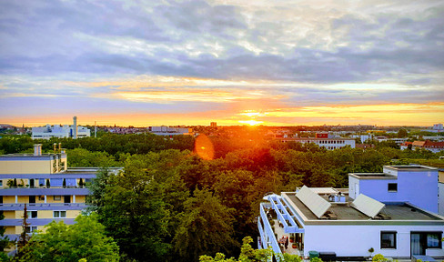 Traumhafte Penthouse-Wohnung über zwei Ebenen mit Neckarblick und viel Platz für die ganze Familie