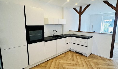 Core-renovated 3-suite apartment in Trier South, 87.5 m2 with balcony, first occupancy from April 2025, commission-free