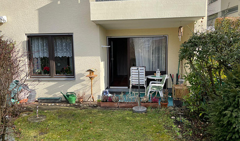 Apartment in second row of lakes in Unteruhldingen with garden and single garage - MAKLERFREI