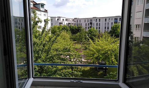 Ready to move in: Bright 2-room apartment in a quiet location with south-facing balcony for shared flat / singles / couples