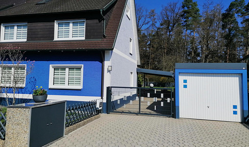 High-quality, luxurious semi-detached house in a dream location with a roof terrace overlooking the forest!