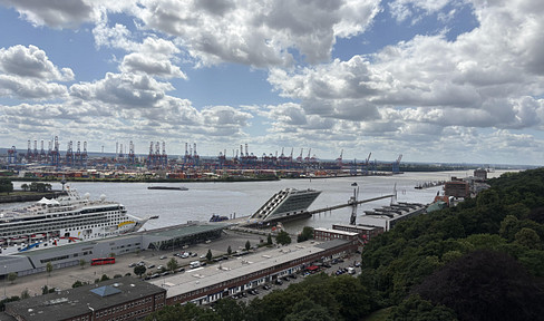 Möblierte 2 1/2 Zimmerwohnung mit Elbblick und Schwimmbad
