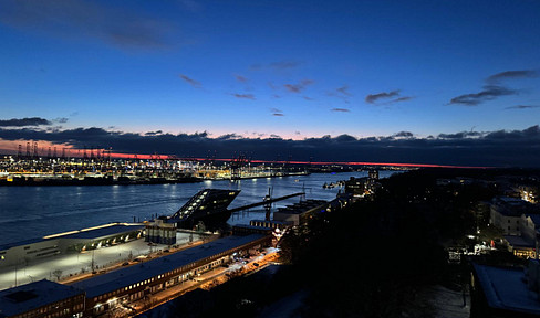 Möblierte 2 1/2 Zimmerwohnung mit Elbblick und Schwimmbad