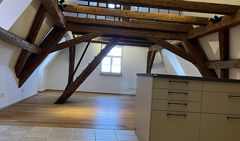 Spacious attic loft.