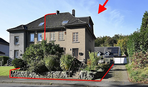 Large, cozy semi-detached house with potential in Oer-Erkenschwick for sale commission-free!