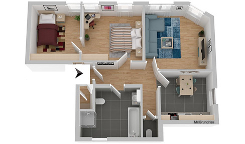 schöne 3 Zimmerwohnung in historischem Gebäude Zentrum Worms