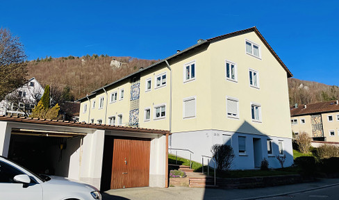 Beautiful bright 3-room apartment with balcony and fitted kitchen in Albstadt-Ebingen