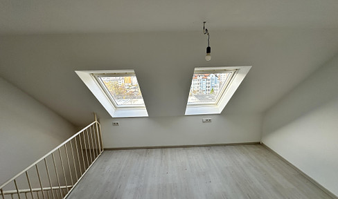 Light-flooded 2-room maisonette apartment (37 sqm) in the heart of Fürth