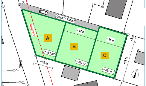 Attraktives EFH- oder DH-Grundstück in Raubling