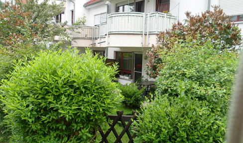 pretty terrace apartment with small garden