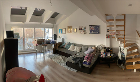 Beautiful 3ZKB attic apartment f. Couples or single vis a vis the pedestrian zone