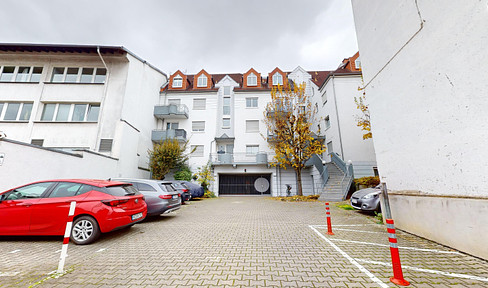 1 Zimmer Eigentumswohnung mit Balkon und Stellplatz zur Miete in Mainz-Weisenau