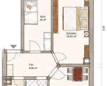 Schöne 3-Zimmer Altbau-Wohnung mit Balkon in Gohlis