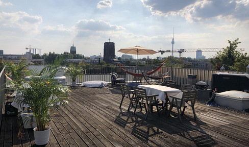 Penthouse appartment mit großer Dachterasse (möbliert)