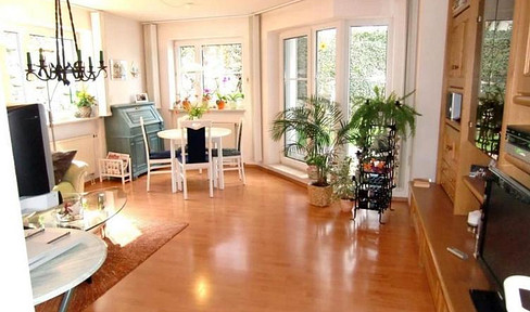 ruhiges naturnahes Wohnparadies - 2ZKB Wohnung mit Terrasse möbliert zu vermieten