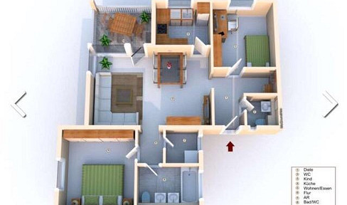 From private-Exclusive 3 room apartment for sale, top location.