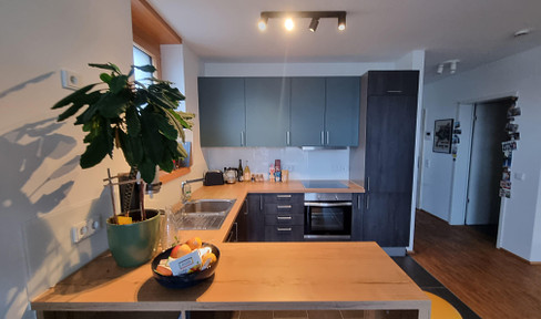 Bright, as-new 2.5 room apartment in Bruchsal Bahnstadt