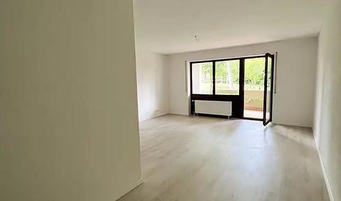 Spacious modernized 45sqm 1-room apartment with balcony and garage in Sinsheim