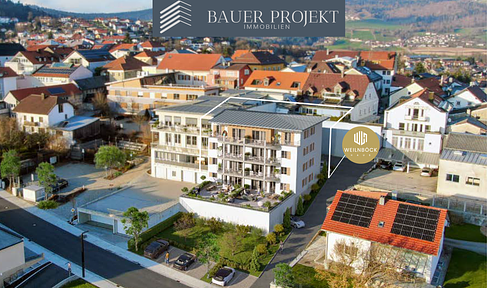 KfW40 + QNG new build: Upscale 3-room apartments in the heart of Hauzenberg incl. unobstructed distant views