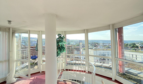 Fantastic maisonette apartment with 360° views over the city