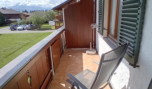 Beautifully located 2-room apartment in Wallgau, fully furnished and ready to move into