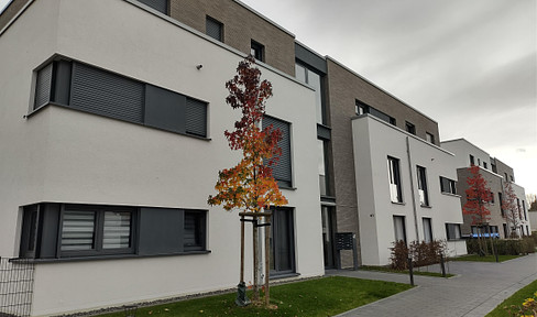 Moderne 2-Zimmer Erdgeschosswohnung mit Gartenanteil - sonnenverwöhnt und barrierefrei