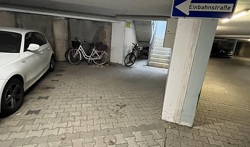 TG parking space directly at the main station