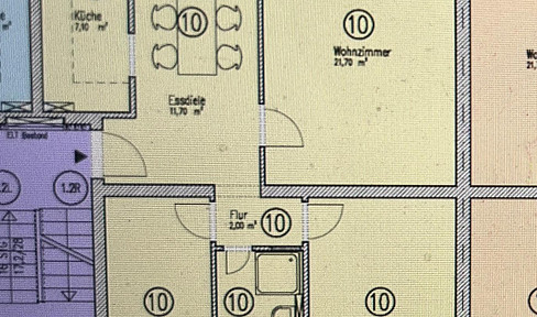 Helle, sehr gepflegte und geräumige 3,5-Zimmer-Weg mit Südbalkon