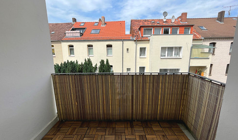 3 rooms, EBK+balcony in popular Oststadt (furnished on request)