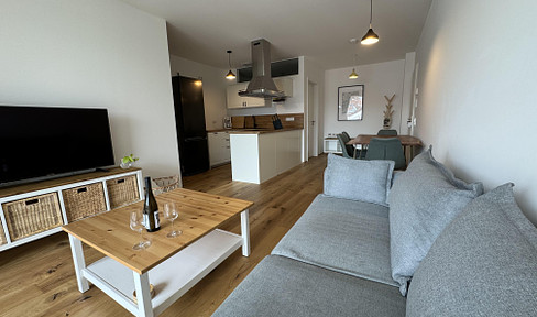 Furnished new-build apartment in a central location in Ulm with excellent transport links