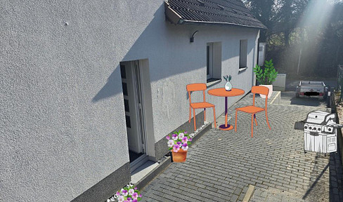 Erstbezug nach Sanierung mit Terrasse: Stilvolle 2-Zimmer-Wohnung (2ZKB) mit lux. Innenausstattung